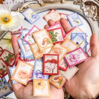 46 Pcs Fruit Stamp Sticker Decorative Scrapbooking Diary Album Hand Made Diy Hand Account Stationery Stickers