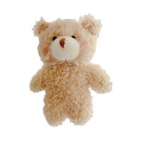 ？》：“： Mini Plush Bear Charm Keychains Cute Pendant Keyring Fashion Jewelry For Women