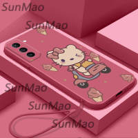 เคสโทรศัพท์ Samsung S22 Plus ปกแมวการ์ตูน