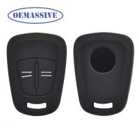 wenminr OEMASSIVE Silicone Car Key Case Auto For Vauxhall Opel Corsa d Astra h Meriva Vectra Signum Agila H Zafira B 2 Button Remote Fob