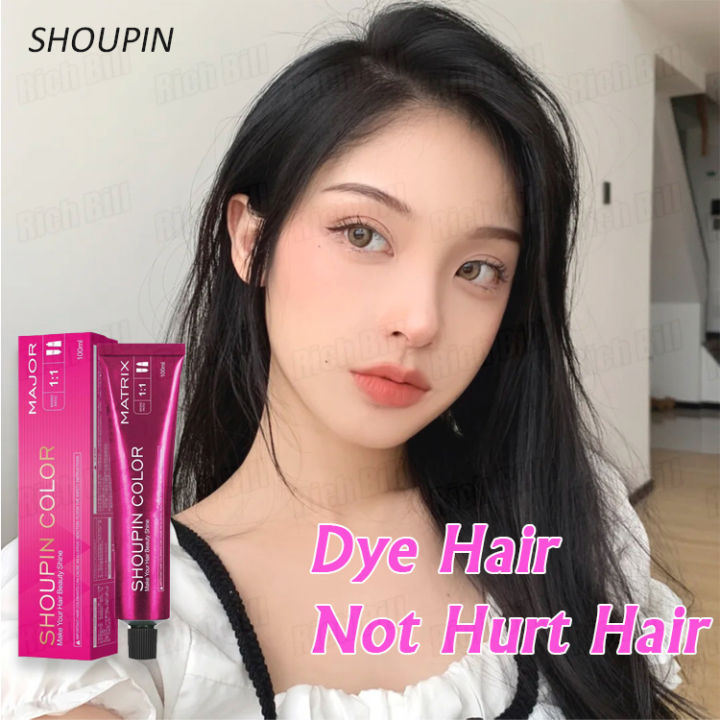 SHOUPIN Hair Dye No Stimulation Hair Dye Natural Organic Multicolor ...