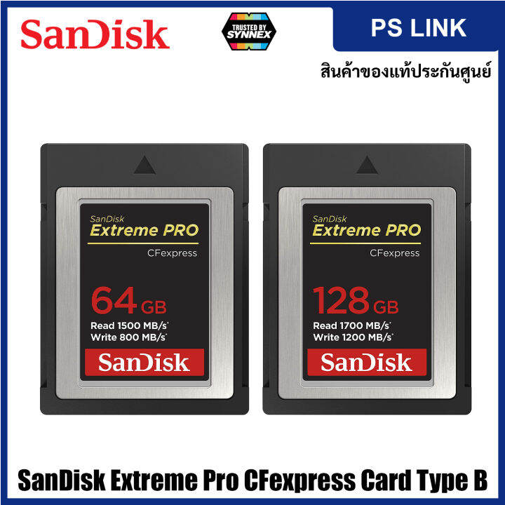 SanDisk Extreme PRO CFexpress Card Type B (64GB, 128GB) | Lazada.co.th