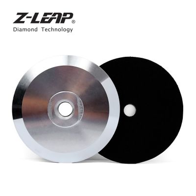 Z-LEAP M14 Thread 4 Inch Aluminum Backer Pads 100mm Backing Holder For Diamond Polishing Pads Polishing Bonnets backing disc