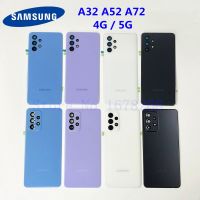 SAMSUNG Galaxy A32 A52 A72 2021 4G 5G Battery Cover Camera Glass Lens Housing Cover Door Rear Case Replacement