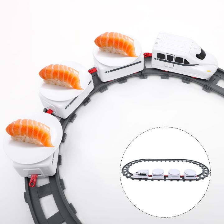 train-sushi-toy-set-electric-table-rotating-conveyor-belt-foodkids-serving-toys-carousel-christmas-plate-plaything-railway