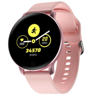 Homeonly นาฬิกาอัจฉริยะ สีชมพู (ภาษาไทย) สัมผัสเต็มจอ Smart Watch KW19 Pro รองรับทั้ง Android และ iOS วัดชีพจร ความดัน นับก้าว เตือนสายเรียกเข้า Fitness Tracker นาฬิกาเด็กสมาทวอช วัดชีพจร นาฬิกา วัด ชีพจร นาฬิกาเด็ก นาฬิกาผู้ใหญ่ นาฬิกาข้อมือ