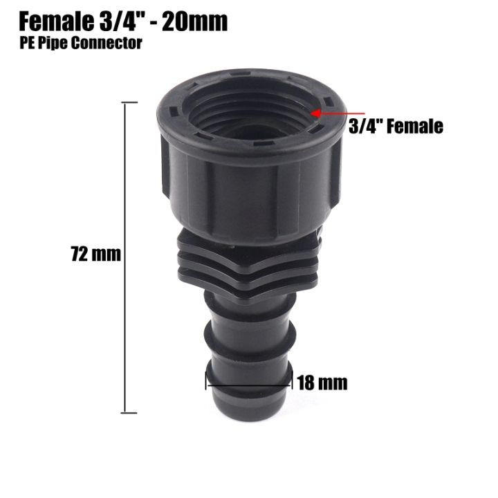 jing-ying-5ชิ้น1-2-quot-3-4-quot-ตัวเชื่อมต่อหัวฉีดปุ๋ยคอนเนคเตอร์ตัวเมียเกลียวอะแดปเตอร์ตรงน้ำในสวน