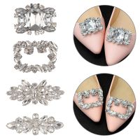 1Pcs Shoe Decorative Clip Fashion Wedding Shoes High Heel Shiny Rhinestone Buckle Women Bride Charm Elegant Shoes Decoration