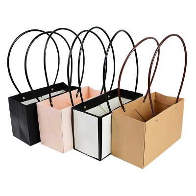 【YF】☼✸  Paper Boxes for Wedding Bouquet Arrangements Handheld Diy Basket