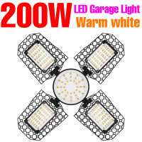 Bulb 200W 300W 400W LED Garage Light E27 Spot Light 220V Deformable Ceiling Light E26 LED Bulb 110V LED Warehouse UFO Wall Lamp