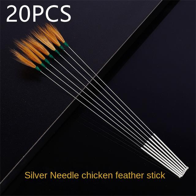 20pcs-chicken-feather-earpick-wax-remover-silver-needle-curette-adult-ear-massage-tools-cleaner-stick-health-care-ear-pick-tools