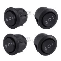 4 x AC 6A/250V 10A/125V 3 Pin SPDT ON/OFF/ON 3 Position Round Boat Rocker Switch