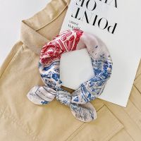 ✇☋ 100 Real Silk Square Scarves Women Bandana High Quality Printed Foulard Hair Scarves Bag Tie Soft Neckerchief Bandana