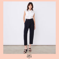 [asv ss23] Simone Sailor Pants กางเกงผู้หญิง ขายาว ดีเทลจับจีบด้านหน้า แต่งกระดุมทอง