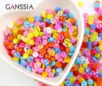 500Pcs/lot 6mm Round Mini Tiny Buttons Sewing Tools Decorative Button Scrapbooking Garment DIY Apparel (kk-1000)