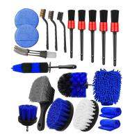 Tire Cleaning Brush 20 PCS Wheel Brush Car Detailing Kit Professional Car Wash Kit For Cleaning Dirty Tires Releases Dirt And