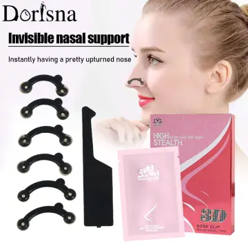 Dorisna 6pcs/set Nose Clip Corrector Nose Up Lifting Shaping Clip Shaper  Bridge Straightening Beauty Enhancer