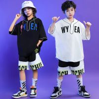 [COD] childrens foreign style trendy brand boys loose drum girls dance catwalk performance