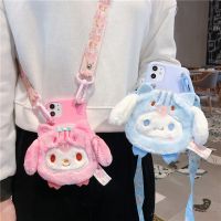 Melody Cinnamoroll wallet case กระเป๋าสตางค์ซิปการ์ตูน เคส  11 Pro XS Max XR X 7 8 6 6S Plus 5 5s se