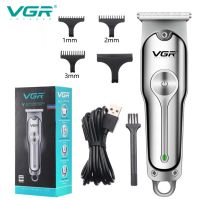 VGR USB ร้านตัดผมชายเครื่องตัดแต่งทรงผมแบบชาร์จไฟได้ Professional ปัตตาเลี่ยนสำหรับชายเครื่องเล็มเคราตัดผมเครื่องมือตัดผม