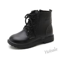 【hot sale】 ┅♚ C19 Kids Martin Boots Fashion Lace-up Classical Boys Girls Ankle Boots High Quality