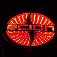 Upgrade 3D Car Tail Logo LED Light Badge Lamp Emblem Sticker Car Decoration Led SCION Logo Light