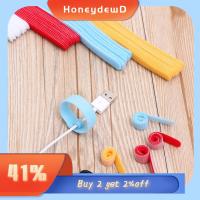 HONEYDEWD 20pcs ใหม่ หูฟัง เมาส์ ยึด ไนลอน ที่เก็บสาย การบริหารความสัมพันธ์ ตัวป้องกันสายไฟ