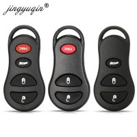 [New Changes] Jingyuqin รถ Keyless Entry Remote Key Shell Fob Case 3/4 BNT สำหรับ Chrysler Voyager Cruiser สำหรับ Dodge Ram Dakota Jeep Cherokee