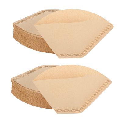 200Pcs Coffee Filters Disposable Cone Paper Coffee Filter Natural Unbleached Filter 4-6 Cup for pour Over Coffee Makers