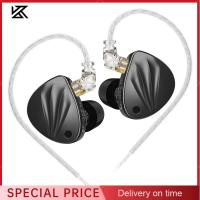 KZ Kkrila 10Mm ไดรฟ์เวอร์ไดนามิก XUN รุ่นที่สองเฮดโฟนแบบมีสายอินเอียร์หูฟังโฟมจำรูปหูฟังตัดเสียงรบกวน