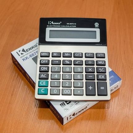 เครื่องคิดเลข-calculator-เครื่องคิดเลขตั้งโต๊ะ-เครื่องคิดเลขขนาดใหญ่-12-หลัก-รุ่นยอดฮิต-ทน