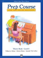 หนังสือเปียโน Alfreds Basic Piano Prep Course : Theory Book Book E