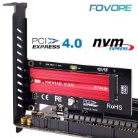 PCI Express 4.0 Pcie ไป M2 NVME M.2 M คีย์ SSD การ์ดอะแดปเตอร์แปลงเพิ่มลงในการ์ดได้2230 2242 2260 2280รองรับ X16 X8 X4