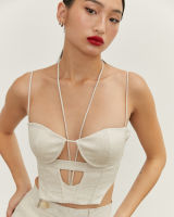 Cut-Out Corset (Beige) เสื้อคอร์เซ็ทสีเบจ