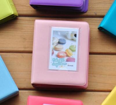 64กระเป๋า3นิ้วสี Candy ชื่อผู้ถือ Photo Mini Book Album สำหรับ Fujifilm Instax Mini LiPlay Link 9 7S 8 25 50S 90ภาพยนตร์