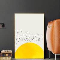 Nordic Simple Canvas Art Prints - A Thousand Birds บทคัดย่อ Wall Paintings-สัตว์โปสเตอร์และภาพพิมพ์สำหรับตกแต่งบ้าน