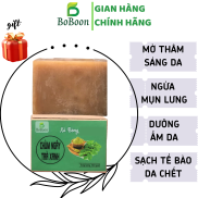 Xà bông trà xanh chùm ngây Boboon dưỡng da, thư giản, ngừa viêm nang lông