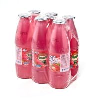 ดีโด้ น้ำสตรอว์เบอร์รี 10% ขนาด 300 มล. แพ็ค 6 ขวด - Deedo 10% Strawberry Juice 300cc x 6