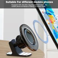 【cw】Magnetic Car Phone Holder Magnet Mount Mobile Cell Phone Stand GPS Support 360°Rotation For Xiaomi Samsung 1