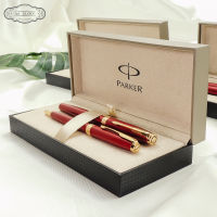 Parker ชุดปากกาโรลเลอร์บอลและลูกลื่น ซอนเน็ต สีแดงคลิปทอง Set Parker Sonnet Rollerball and Ballpoint Pen Red Lacquer GT