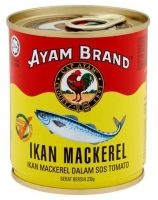 (แพ็ค3)Ayam Mackerel In Tomato Sauce 230g/ปลาแมคเคอเรลในซอสมะเขือเทศ 230g Tomato