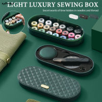SUC Multifunctional Sewing Kit Double-layer Needle Threads Box Portable DIY Sewing Accessories