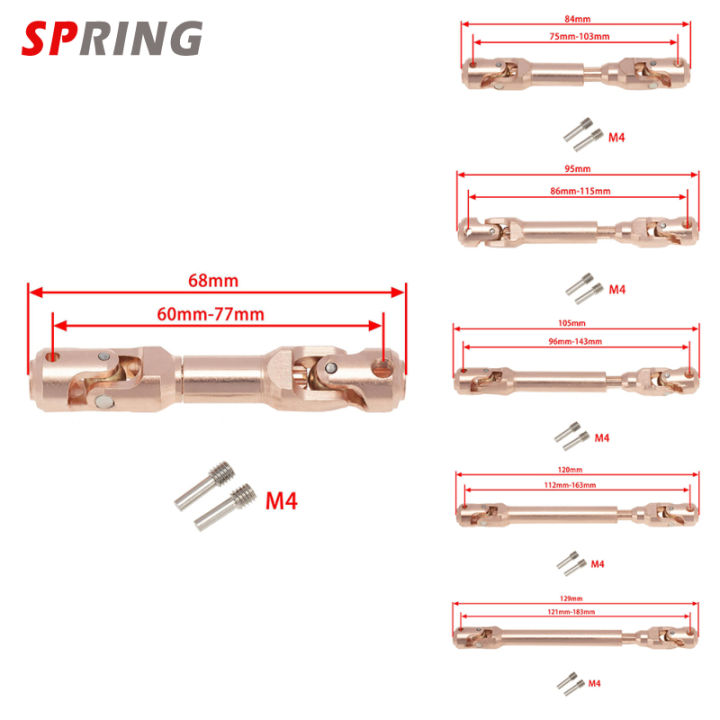 เพลาขับเหล็กขายดีรถ-rc-เข้ากันได้สำหรับตีนตะขาบรถ-rc-1-2-scx10แกน-trx4-90046-axi03007เรดแคทอะไหล่-gen8