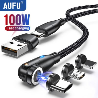Chaunceybi AUFU 5A Magnetic USB C Cable 100W Fast Charging Wire IPhone Laptop Charger