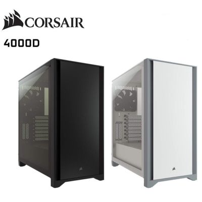 Corsair 4000D Mid-Tower PC Case ATX 275r Tempered Glass #เคสเกมมิ่ง
