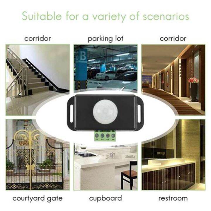 automatic-adjustable-pir-motion-sensor-switch-ir-infrared-detector-light-switch-module-dc-12-24v-8a-for-led-strip