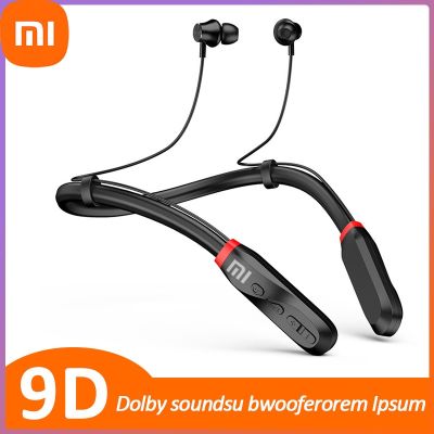 Xiaomi Bluetooth Wireless Headset Neck-Style Headphone Magnetic Earphones Sport Earbuds with Mic I35 Stereo