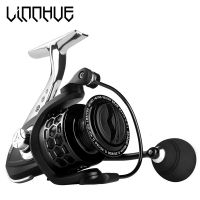 ZZOOI LINNHUE Fishing Reel GK1000-7000 5.2:1 Metal Spool Body Handle 8KG Max Drag Spinning Reel Saltwater Reel Fishing Accessories