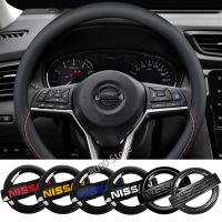 Hot New Car Steering Wheel Emblem Sticker Auto Decorative Badge Decal for Nissan Almera Sylphy Altima Sentra zhi