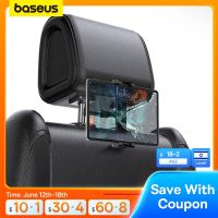 【CC】Baseus Car Back Seat Headrest Mount Holder For iPad 4.7-12.9 inch 360 Rotation Universal Tablet PC Auto Car Phone Holder Stand